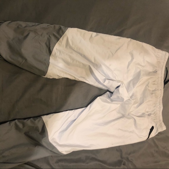 Men's XL Nike Sweatpants White and Gray Preowned - Picture 5 of 5